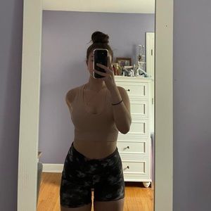 Ribbed camisole crop top